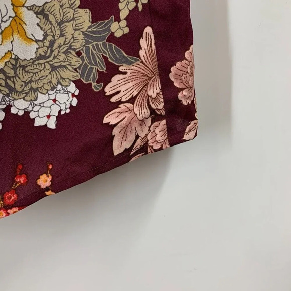 Ali & Jay Women's Jade‎ Slit Shoulder Long Sleeve Floral Mini Dress Size M NWT - Picture 6 of 15